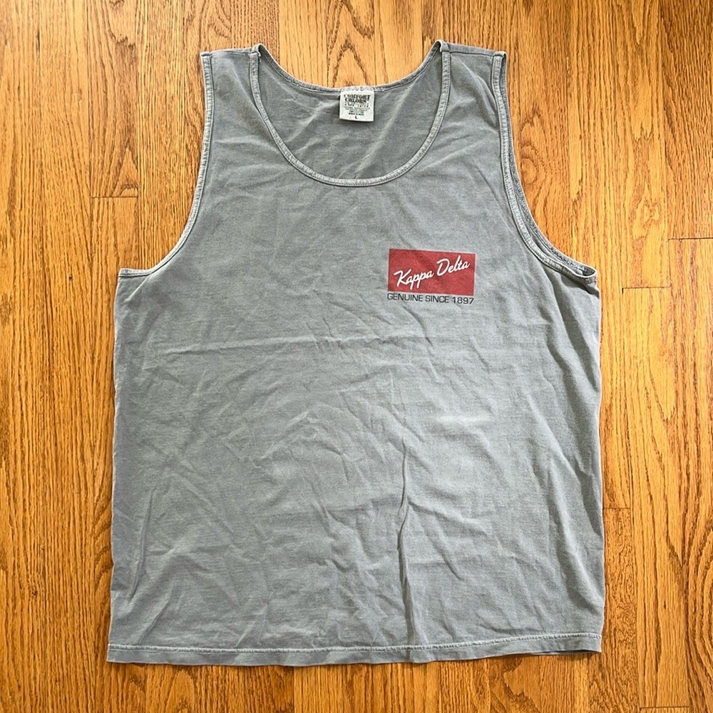 Maryland Terrapins TERPS Kappa Delta Sorority Tank Top 2015 Women's Size L